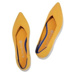 Rothy's Marigold Point Toe Flat (Retired Color)